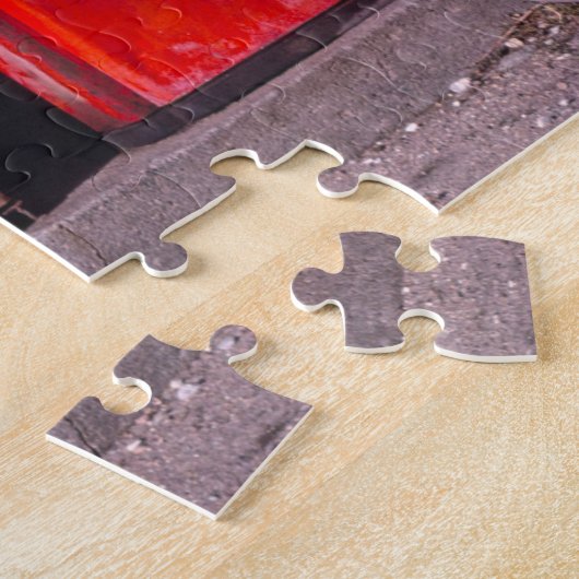 Foto Vintager Gaspumpen Puzzle (Seite)