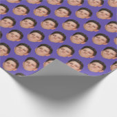 Foto Violet, Lila Geschenkpapier (Ecke)