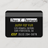 Foto VIP Geburtstagskarte Einladungen (Rückseite)