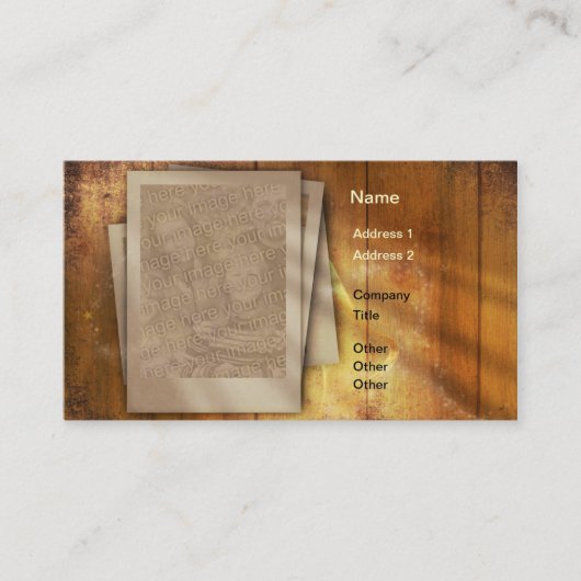 Foto Visitenkarte (Vorderseite)