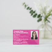 Foto-Visitenkarte für die Steuervorbereitung Visitenkarte (Stehend Vorderseite)