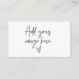 Foto-Visitenkarte Logo-Branding-Loyalitätskarte Visitenkarte