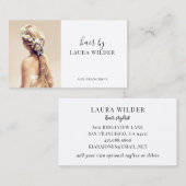 Foto-Visitenkarte Visitenkarte (Vorne/Hinten)