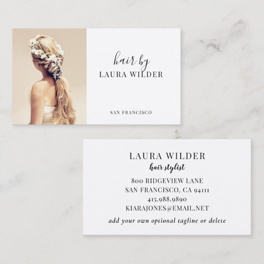 Foto-Visitenkarte Visitenkarte (Vorne/Hinten)