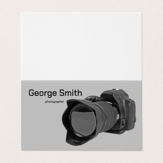 Foto Visitenkarten (Außenseite Aufgefaltet)