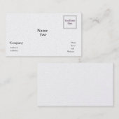 Foto-Visitenkarten (Pearl Finish) Visitenkarte (Vorne/Hinten)