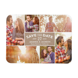 Foto-Vitrine Save-The-Date-Magnet Magnet