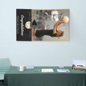 Foto Volleyball-Spieler gratulieren Absolvent Banner (Messeveranstaltung)