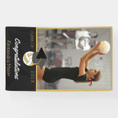 Foto Volleyball-Spieler gratulieren Absolvent Banner (Horizontal)