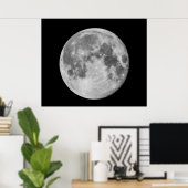 Foto - Vollmond Poster (Heimbüro)