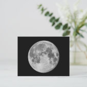 Foto - Vollmond Postkarte (Stehend Vorderseite)