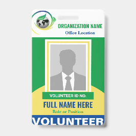 Foto Volunteer Non-Profit-NRO Alle Farbvorlagen Ausweis