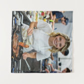 Foto vom Kochen von Bacon anpassen Wandteppich (Vorderseite (Horizontal))