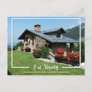 Foto vom neuen Zuhause - Umzugsankündigung Ankündigungspostkarte