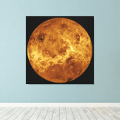 Foto vom Planeten Venus Leinwanddruck (Insitu (Holzboden))