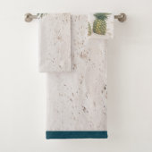 Foto von 2 Ananas am Strand Badhandtuch Set (Insitu)