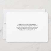 Foto von 2 Ananas am Strand Dankeskarte (Rückseite)