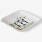 Foto von 2 Ananas am Strand Geburtstag Pappteller (Gewinkelt)