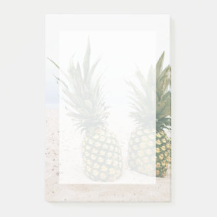 Foto von 2 Ananas am Strand Post-it Klebezettel