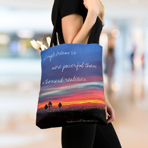 Foto von blauem orangefarbenem Sonnenuntergang Ein Tasche