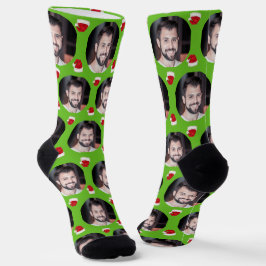 Foto von Boyfriend For Girlfriend Green Christmas Socken