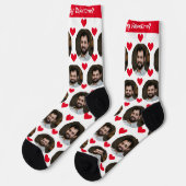 Foto von Boyfriend for Girlfriend Heart Valentine Socken (Linkes Detail)