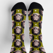 Foto von Boyfriend for Girlfriend Olive Green Fun Socken (Oben)