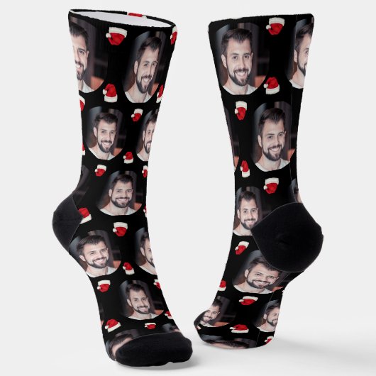 Foto von Boyfriend für Freundin Weihnachten Socken (Gewinkelt)