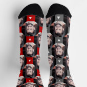 Foto von Boyfriend für Girlfriend Scarlet & Gray Socken (Oben)