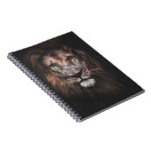 FOTO VON BROWN LION NOTIZBLOCK (Rechte Seite)