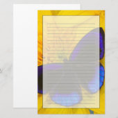 Foto von Butterfly Briefpapier (Vorne/Hinten)