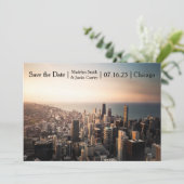 Foto von Chicago - Save the Date (Stehend Vorderseite)