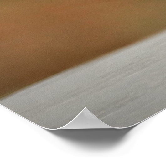 Foto von Chipmunk mit Latte Coffee Cup Poster (Ecke)