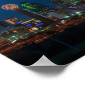 Foto von Dallas, Texas Cityscape, Poster (Ecke)