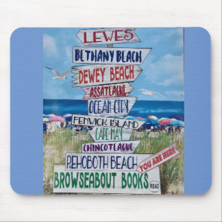 Foto von Delaware Beach signiert Mauspad