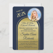 Foto von Eltern Ankündigung des Abschlusses der Ma (Vorderseite)