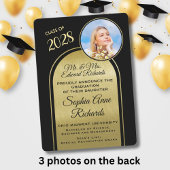 Foto von Eltern Ankündigung von Black Abschluss