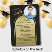 Foto von Eltern Ankündigung von Black Abschluss