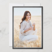 Foto von Eltern - Halbpension & Weißer Abschluss Ankündigung (Rückseite)