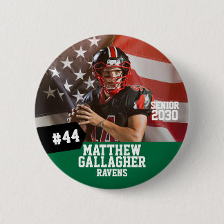 Foto von Football-Spieler an der Senior Night Button