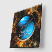 Foto von Frame 1 Clock Quadratische Wanduhr (Winkel)