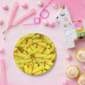 Foto von frischem Bananen Pappteller (Party)