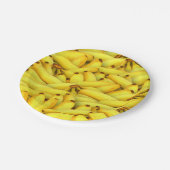 Foto von frischem Bananen Pappteller (Schrägansicht)