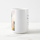 Foto von Früchten mit Bibelverse Custom Initial Kaffeetasse (Mittel)