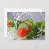 Foto von Gemüse Postkarte (Vorne/Hinten)
