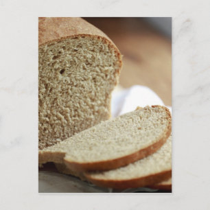 Foto von geschnittenem Brot Postkarte