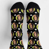 Foto von Girlfriend For Boyfriend Black Heart Socken (Oben)