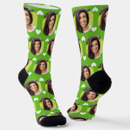 Foto von Girlfriend For Boyfriend Green Socken