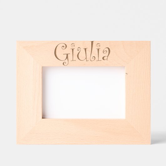 Foto von Giulia / Custom frame Geätzte Rahmen (Vorderseite)