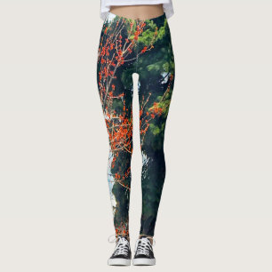 Foto von Grün- und Rothalden Leggings